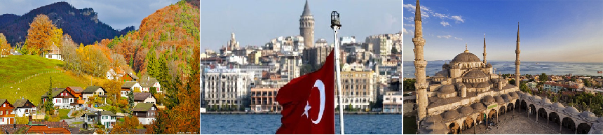 Du lịch Thụy Si - Thổ Nhĩ Kỳ